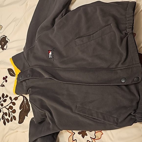 Nautical reversible coat - yellow/black and gray - Picture 2 of 2